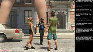 big apple small 18+ gesture episode 16 - 3d comics 3d cartoon sex