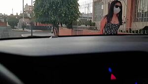 Does the nymphomaniac university student show her shaved pussy?