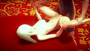 seven deadly sins hentai elizabeth licks cum in this uncensored creampie scene