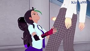 nemona, nemo, and iono nanjamo in intense pokemon hentai scenes