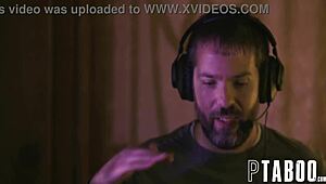 haley reed feels intense pleasure from ken's blowjob in pov