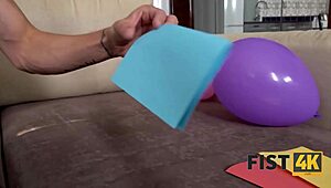 i felt so wild watching her dominate and fist his pink pussy on his birthday