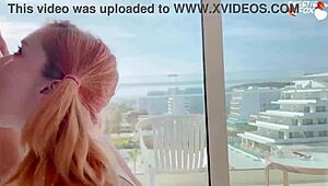 Rough Fucked In Doggystyle Redhead Girlfriend After Blowjob And Cum Inside