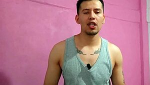 is the plumber fucking me on the balcony with his curved cock?