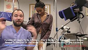 Miss Mars lets Doctor Tampa explore her body for orgasm research at GirlsGoneGynoCom.