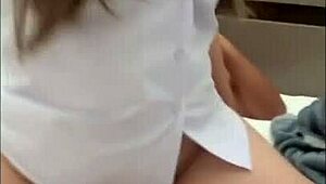 Thai college girl selfie with sexy voice