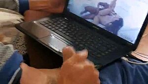 My stepmother catching me masturbating? She helps with blowjob!