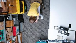 Real delinquent teen gets caught and railed hard