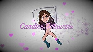 i'm trying on bikini showing small tits and shaved pussy