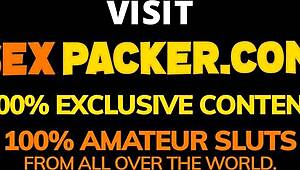 Tourist surprises hot RUSSIAN babe with BIG COCK to GAG on.