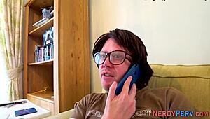 leeds geek tricked into first blowjob by inked brit