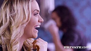 Misha cross and victoria pure are sharing a cock in this threesome