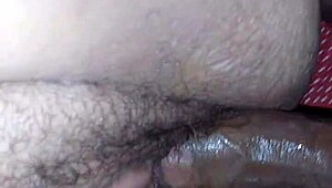me and my wife having night time fun with pussy and ass fucking