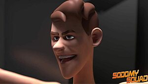 In sodomysquad, the big-dicked twink shoves his monster cock into the juicy hunk