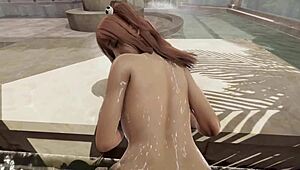 Honoka Being Passionately Fucked By Marie Futa In Anime Style.