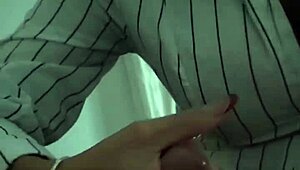 My Secretary Gives Amazing Handjob Massage!