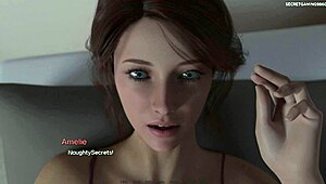 Pervert Enjoys Sensual Sex with Horny Stepmom in 3D Game