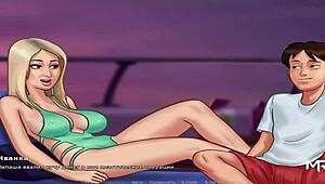 summertimesaga, wow, can you handle this hot hentai blowjob on a yacht?