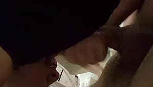 my cousin sucking my dick hard