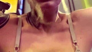 Training in a sweaty bra at the gym, dripping with desire down my smooth skin. I’m burning with need.