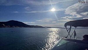 Amateurs With Natural Tits And Small 18+ Tits Play With Balloon