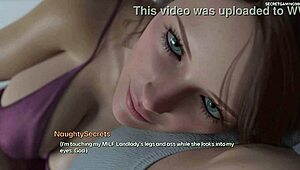Pervert Enjoys Sensual Sex with Horny Stepmom in 3D Game