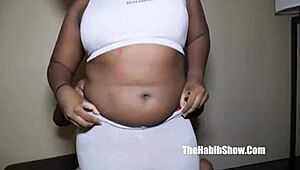 19-year-old newbie chocolate cinnamon takes big black cock in stripper lust