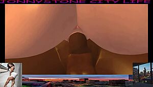 Oh, Jonnystone dominates that Latina model with his monster cock!