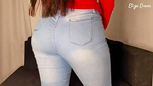 eliza evans rides my cock at dusk in homemade fun