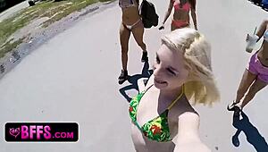 Spring Break in Miami turns wild with hardcore group action