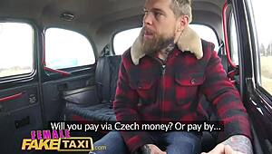 Female Fake Taxi Czech Ride Paid in Cum