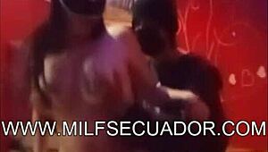 bored milf fucks a young fan instead of her old man!