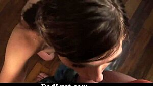 Old stepdad punishing stepdaughter for smoking in dadlust