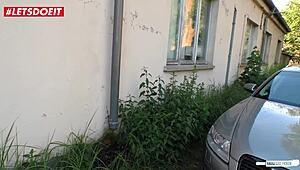 Yo, German cheating wife gets fucked doggystyle with big natural tits bouncing! 😈