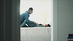 Couple Enjoys Intimate Moment After Playing in the Snow