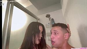 yo, did this freaky petite 18+ milf crave anal in the shower with shay sights and johnny love?