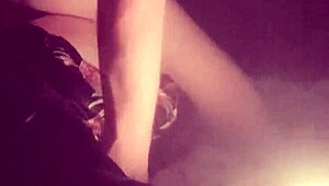 Horny Stepmother and Stepson Share Bed for Shaved Pussy Play