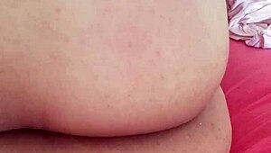 Beautiful Spanish amateur spanks her wet pussy to orgasm in solo pretty tits scene.