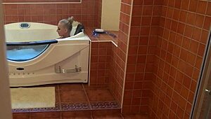 kayla green, the blonde hungarian milf, surprises with her pov footjob skills