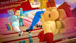 Ponypmv Spectacle Featuring Anime Characters