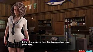 Treasure of Nadia Episode 2 - Sexy Milf Massages My Cock in Hentai Game