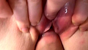 Step Daddy Struggles with Stepdaughter's Tight Wet Shaved Pussy