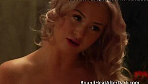 Naughty lesbian mistress uses strapon for pleasure and punishment in rough Czech bondage