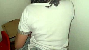 Found an Abandoned Classroom and Banged a Cute Mexican Student