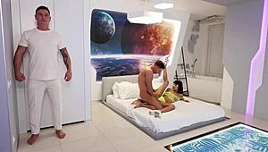 Yo, this future MILF tests clones for top-notch sex quality