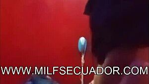 bored milf fucks a young fan instead of her old man!