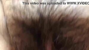 Amateur Asian Wife Gets Hairy Pussy Anal And Cumshot