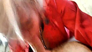 aimee hot milf sucking my mature queen's cock