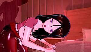 Watch this 3D hentai girl with big tits and ass get fucked hard!