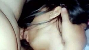 A shemale enjoys hot sex with a chubby white guy.